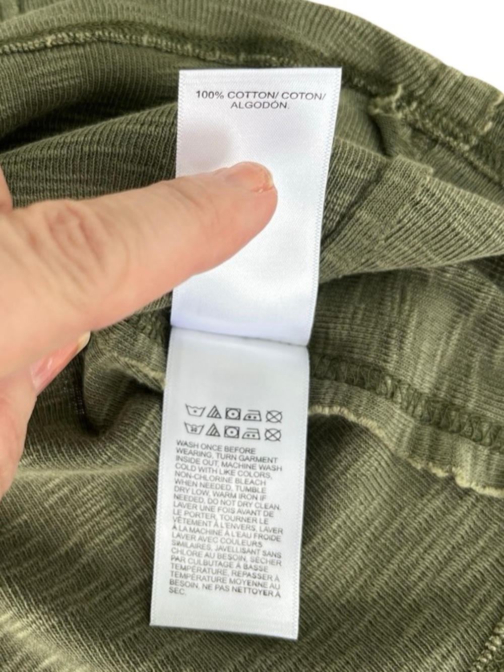 Lucky Brand Dusty Olive Slub Henley Top NWT Size Small - Picture 11 of 15